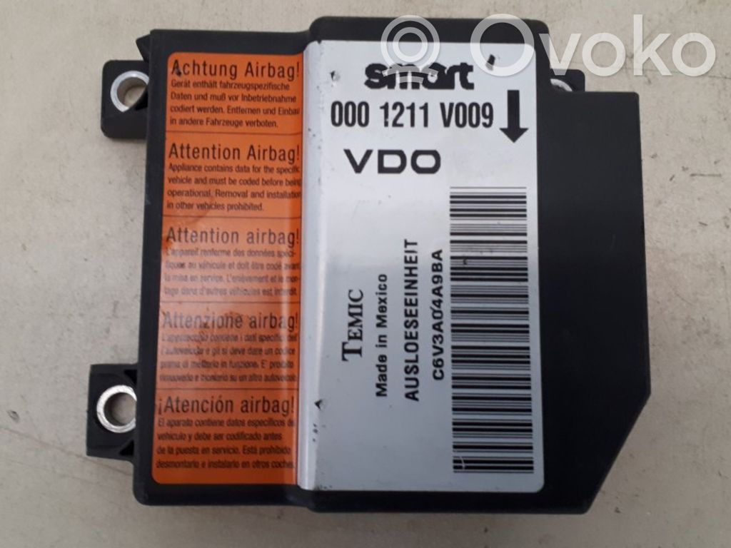 Smart ForTwo I Airbag control unit/module 