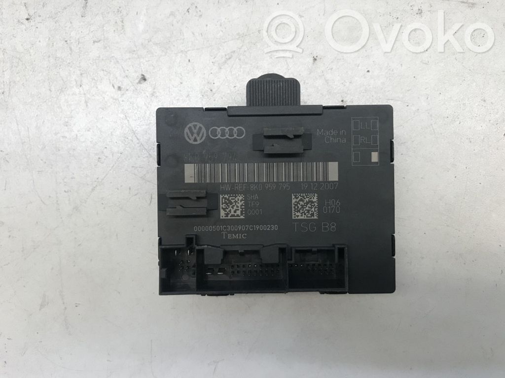 Audi A4 S4 B8 8K Other control units/modules 