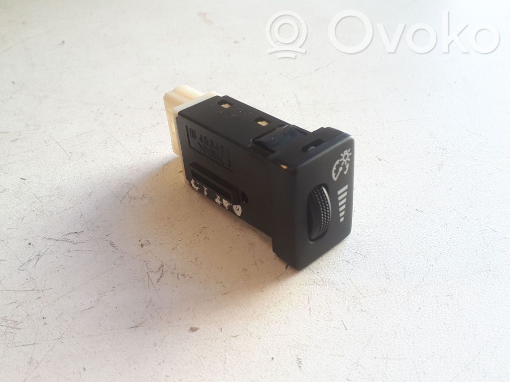 Lexus CT 200H Panel lighting control switch 