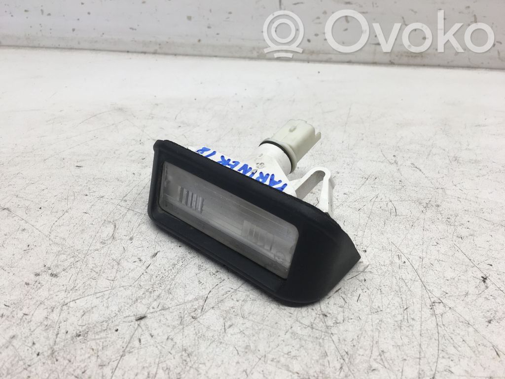 Peugeot Partner Number plate light 