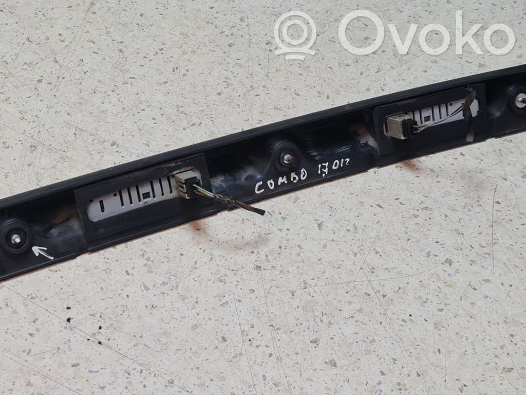 Opel Combo C Trunk door license plate light bar 