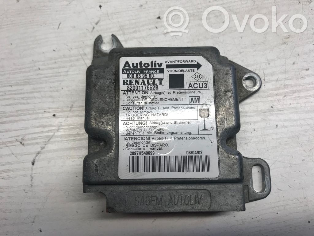 Renault Scenic I Airbag control unit/module 