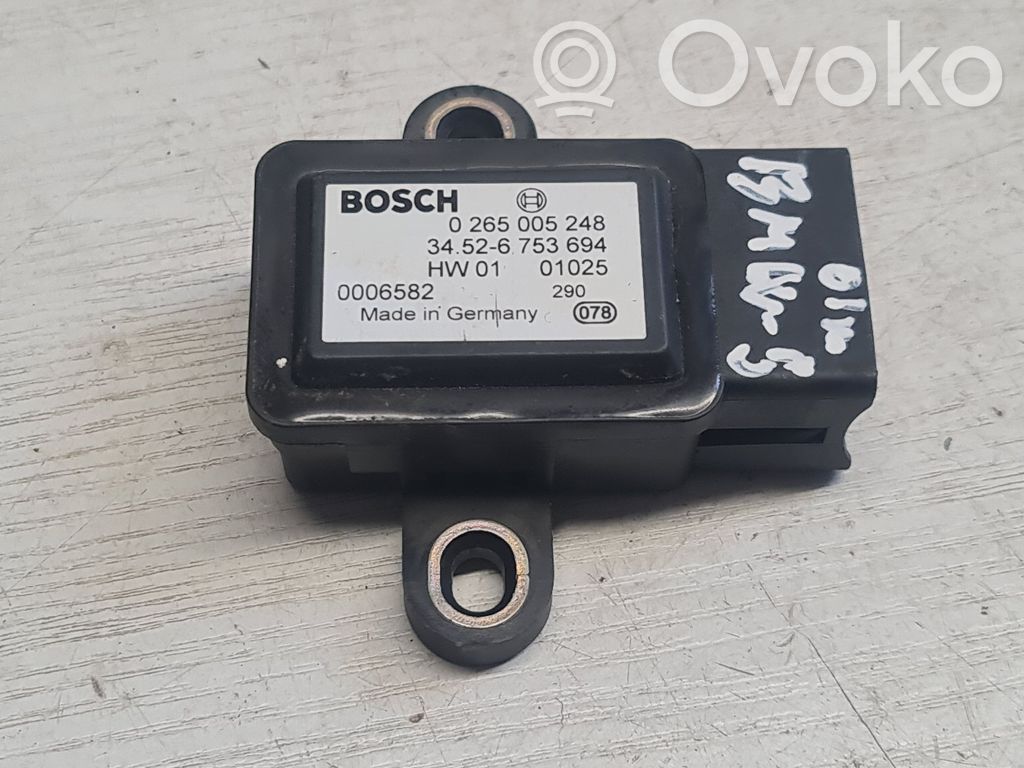 BMW 5 E39 ESP acceleration yaw rate sensor 