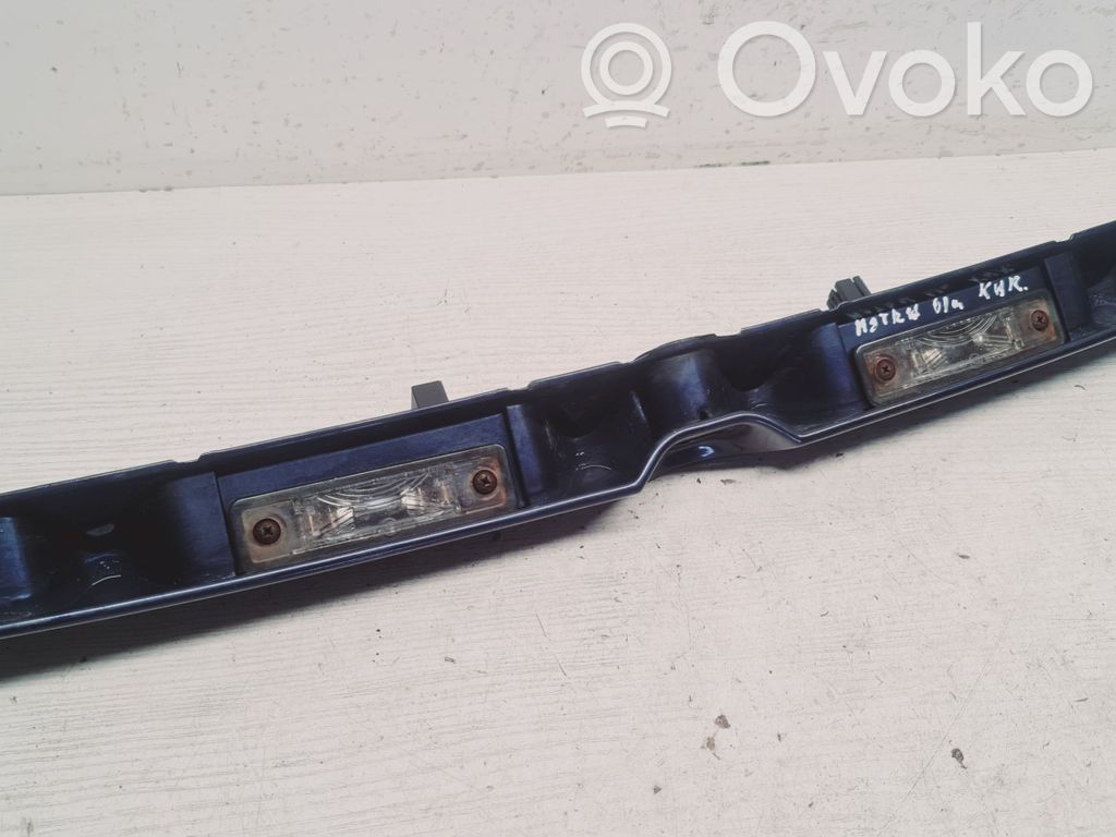 Opel Astra G Éclairage de plaque d'immatriculation 