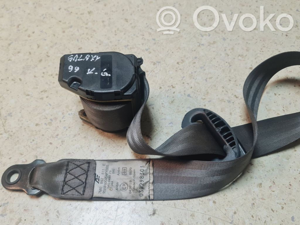 Cinturón trasero   7M0857811E,95VW60045AFYBBS