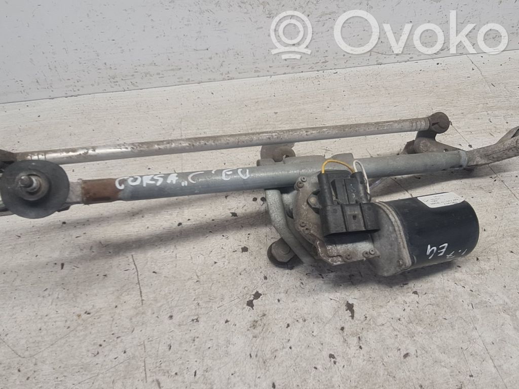 Opel Corsa C Mechanizm i silniczek wycieraczek szyby przedniej / czołowej 