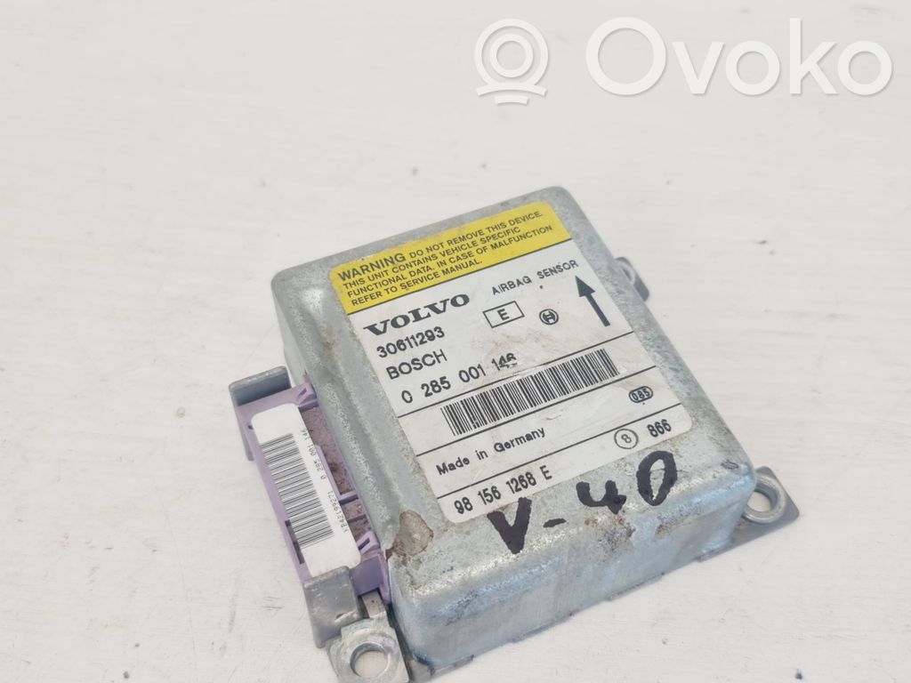 Volvo S40, V40 Airbag control unit/module 