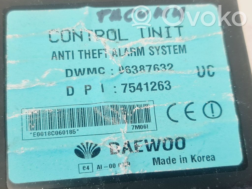 Chevrolet Tacuma Alarm control unit/module 