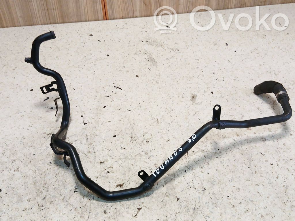 Volkswagen Touareg I Engine coolant pipe/hose 