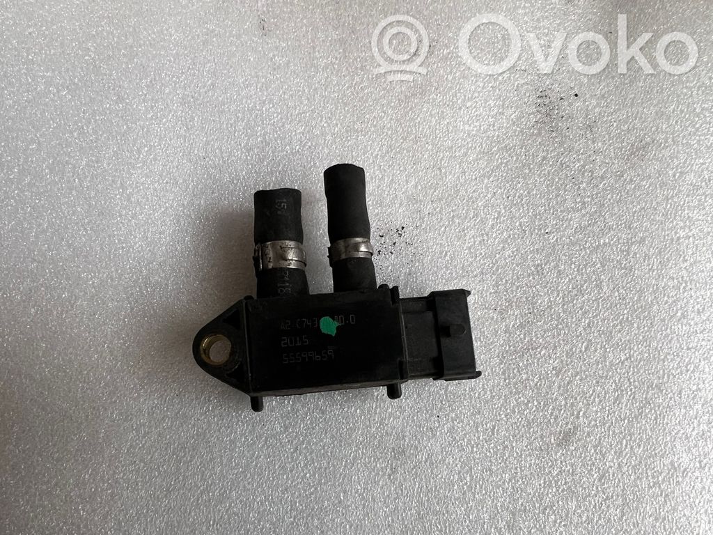 Opel Astra K Exhaust gas pressure sensor 