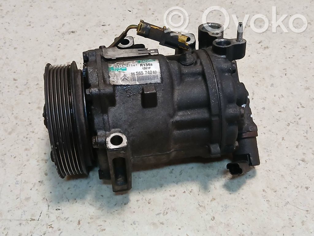 Peugeot 407 Air conditioning (A/C) compressor (pump) 