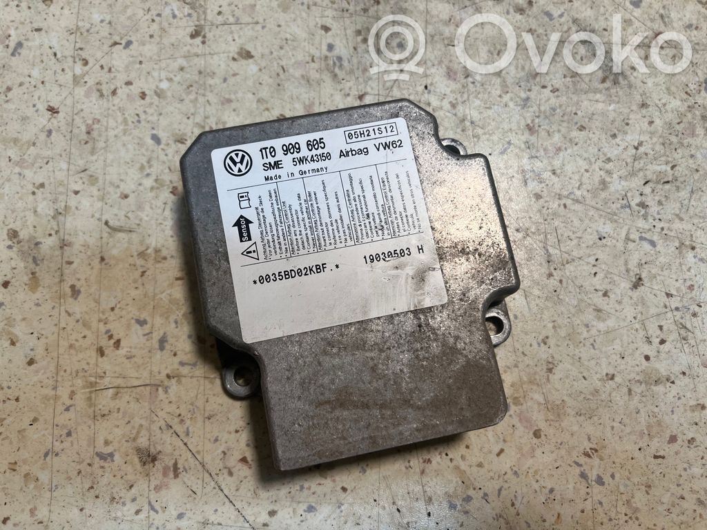 Volkswagen Touran I Sterownik / Moduł Airbag 