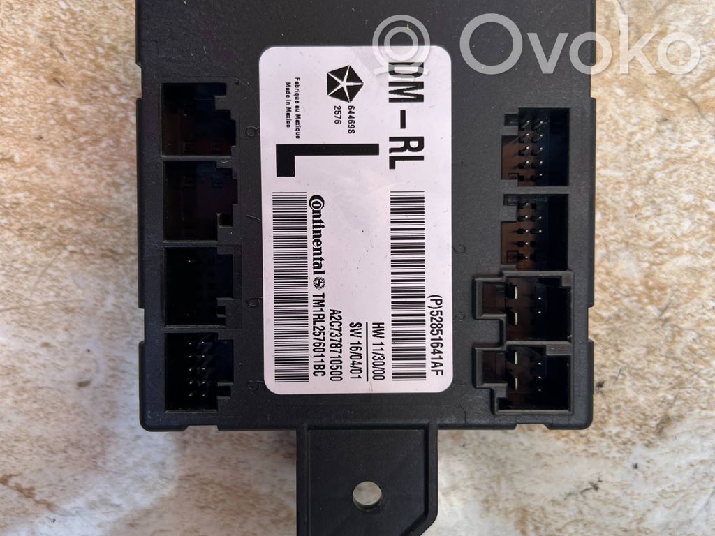Unité de commande module de porte   52851641AF,JVLF9L987S