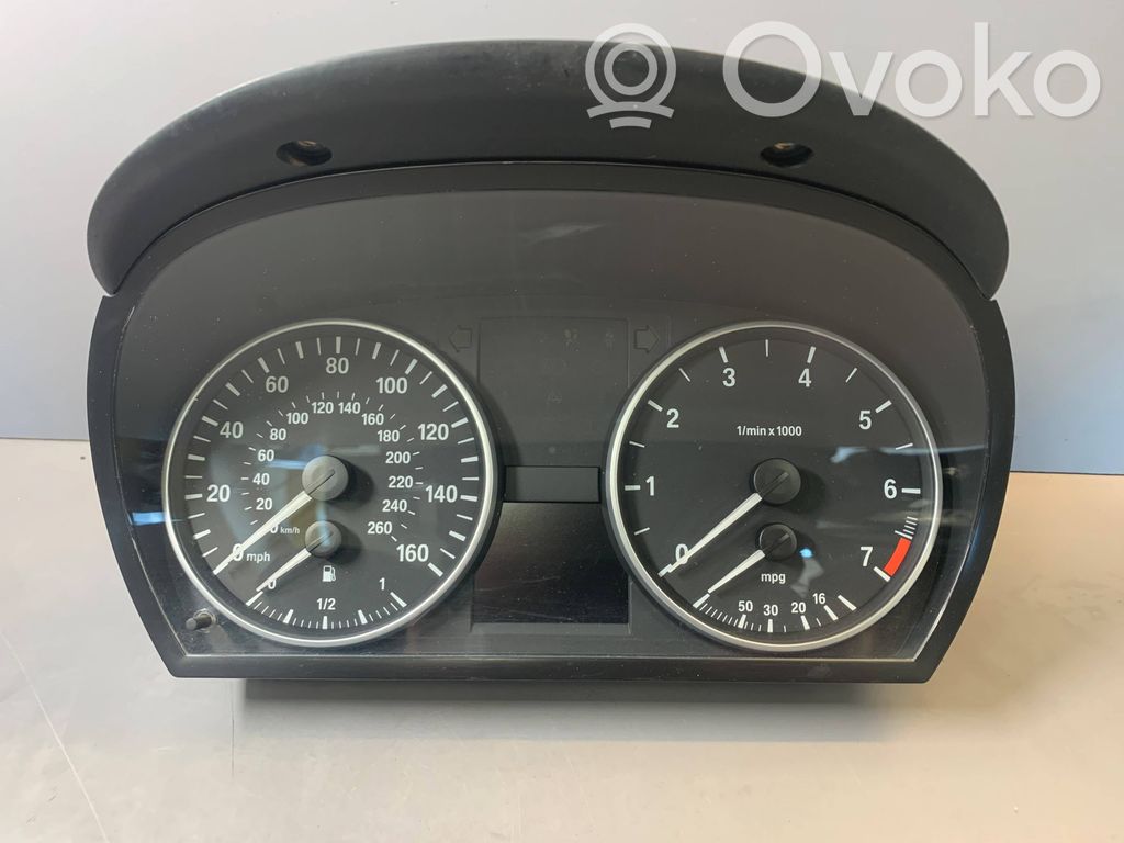 BMW 3 E90 E91 Vitezometru (grup de instrumente) 