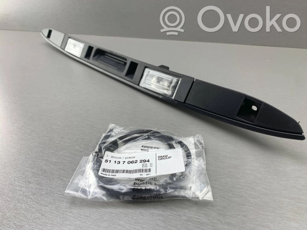 BMW X5 E53 Éclairage de plaque d'immatriculation 
