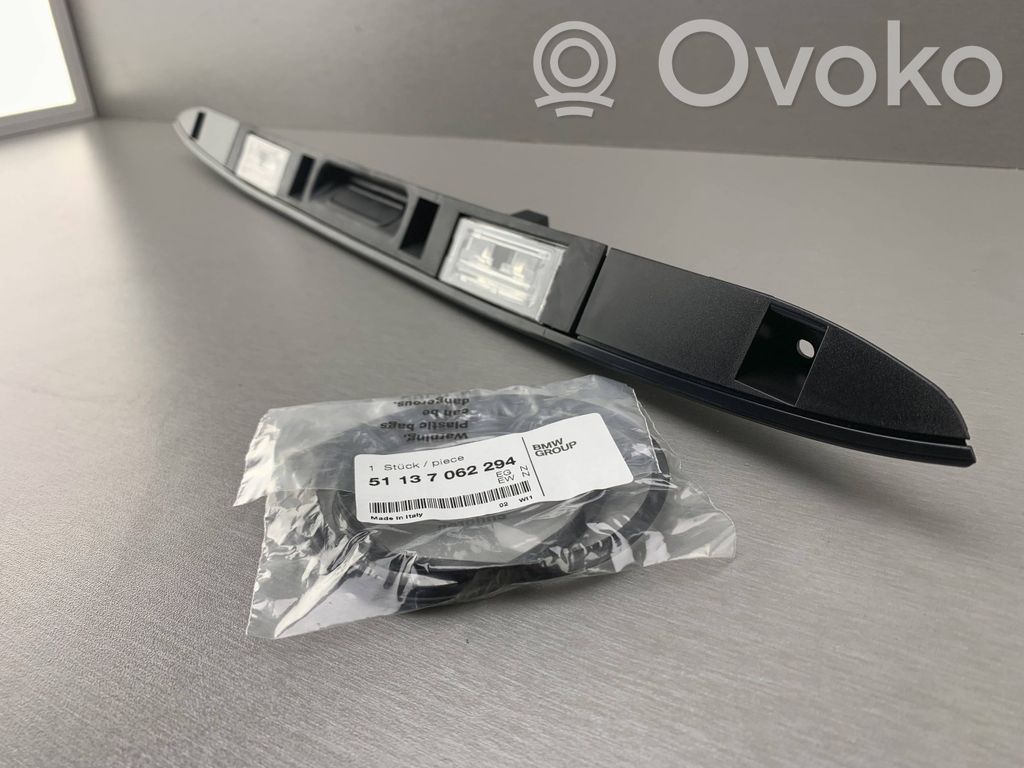 BMW X5 E53 Éclairage de plaque d'immatriculation 