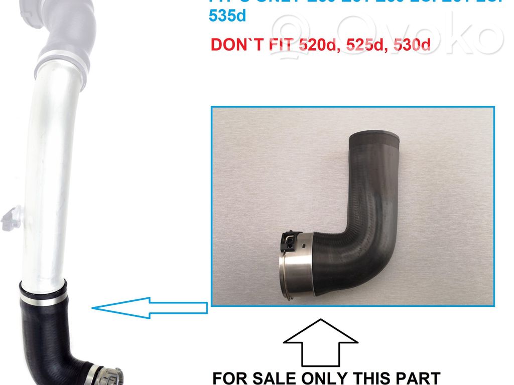 BMW 5 E60 E61 Intercooler hose/pipe 