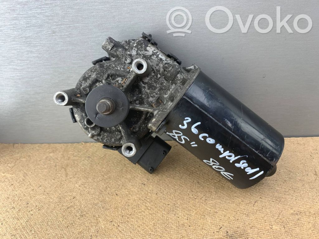BMW 3 E36 Wischergestänge Wischermotor vorne 