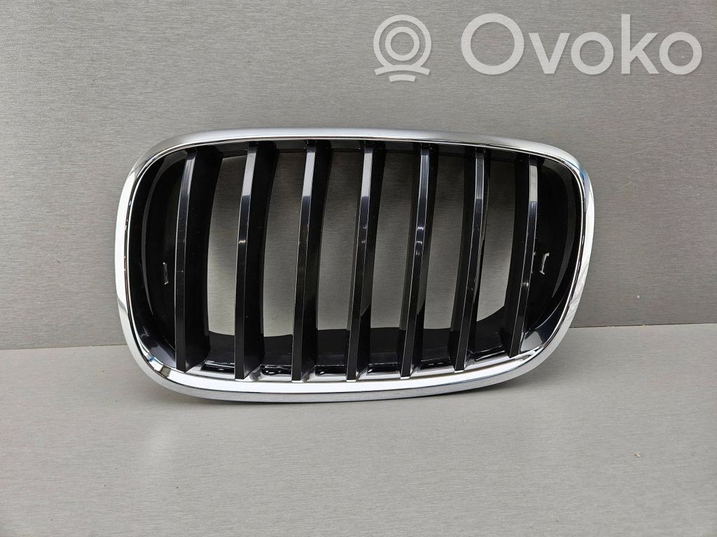 BMW X5 E70 Rejilla superior del radiador del parachoques delantero 
