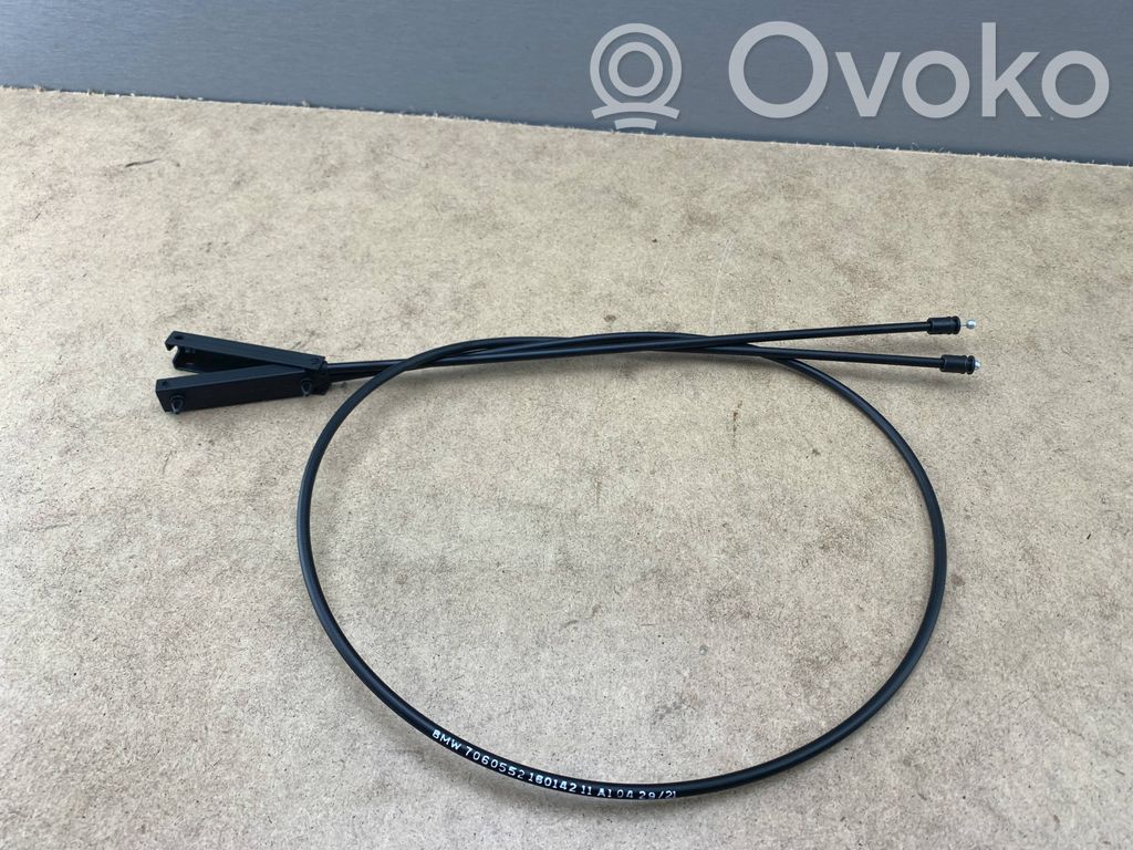 BMW 3 E90 E91 Engine bonnet/hood lock release cable 