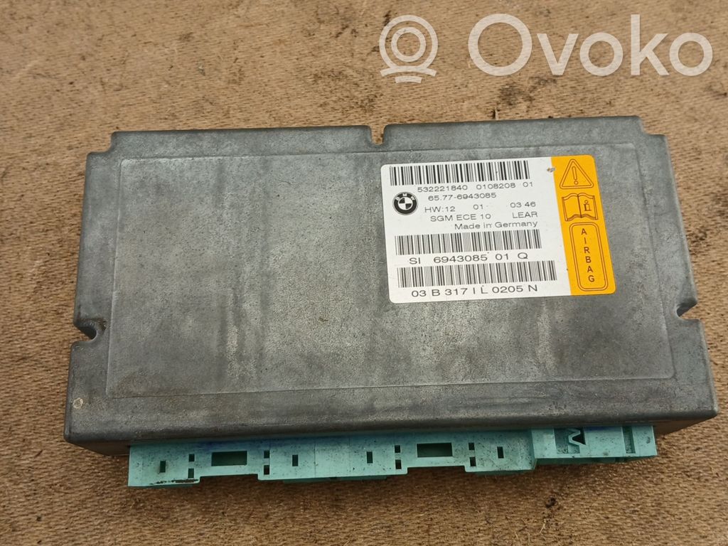 BMW 5 E60 E61 Airbag control unit/module 
