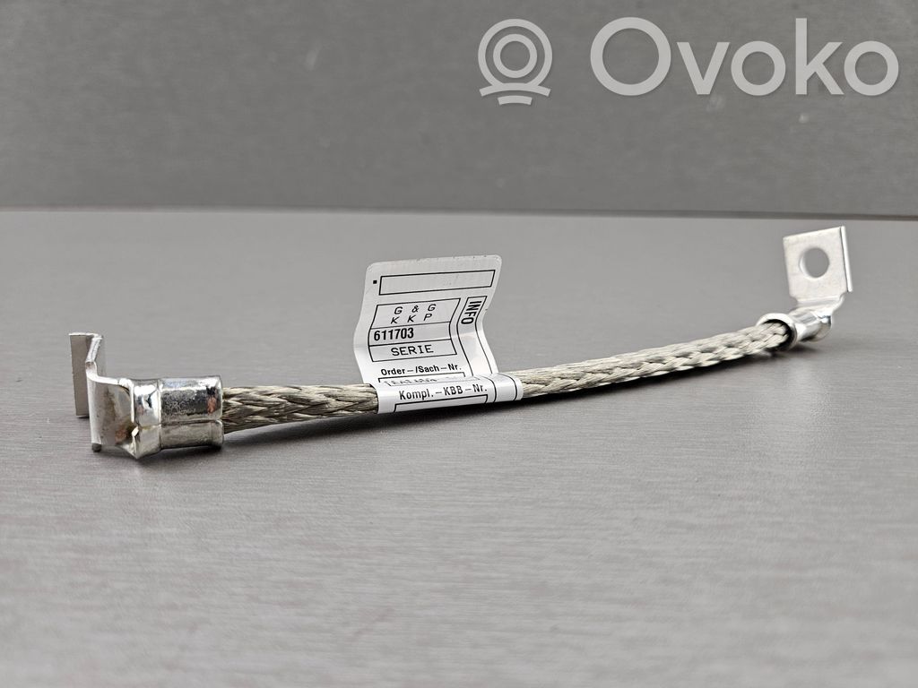 BMW 5 F10 F11 Minus / Klema / Przewód akumulatora 