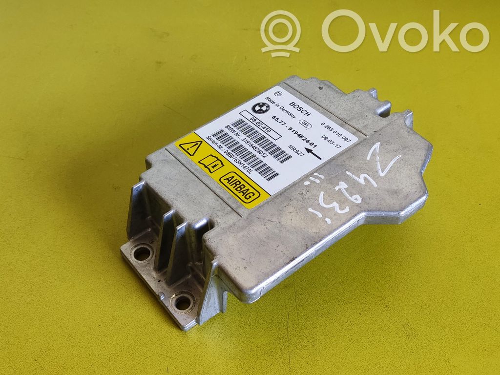 BMW Z4 E89 Airbag control unit/module 