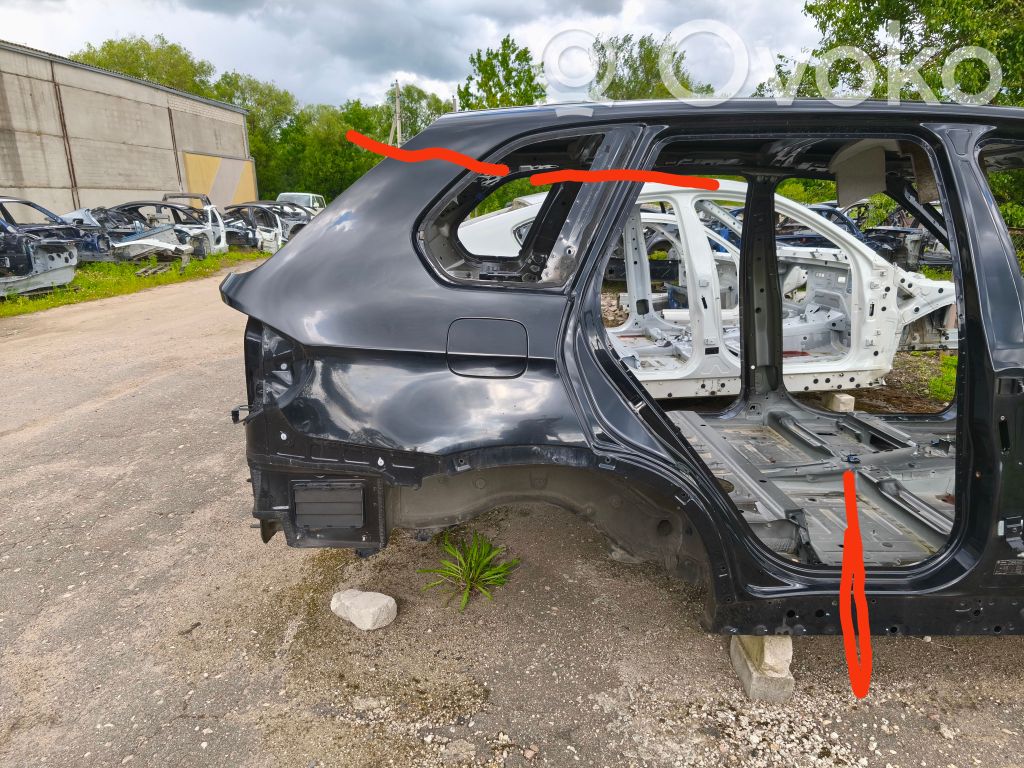 BMW X5 E70 Panel lateral trasero 
