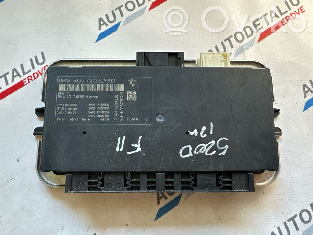 BMW 5 F10 F11 Module d'éclairage LCM 