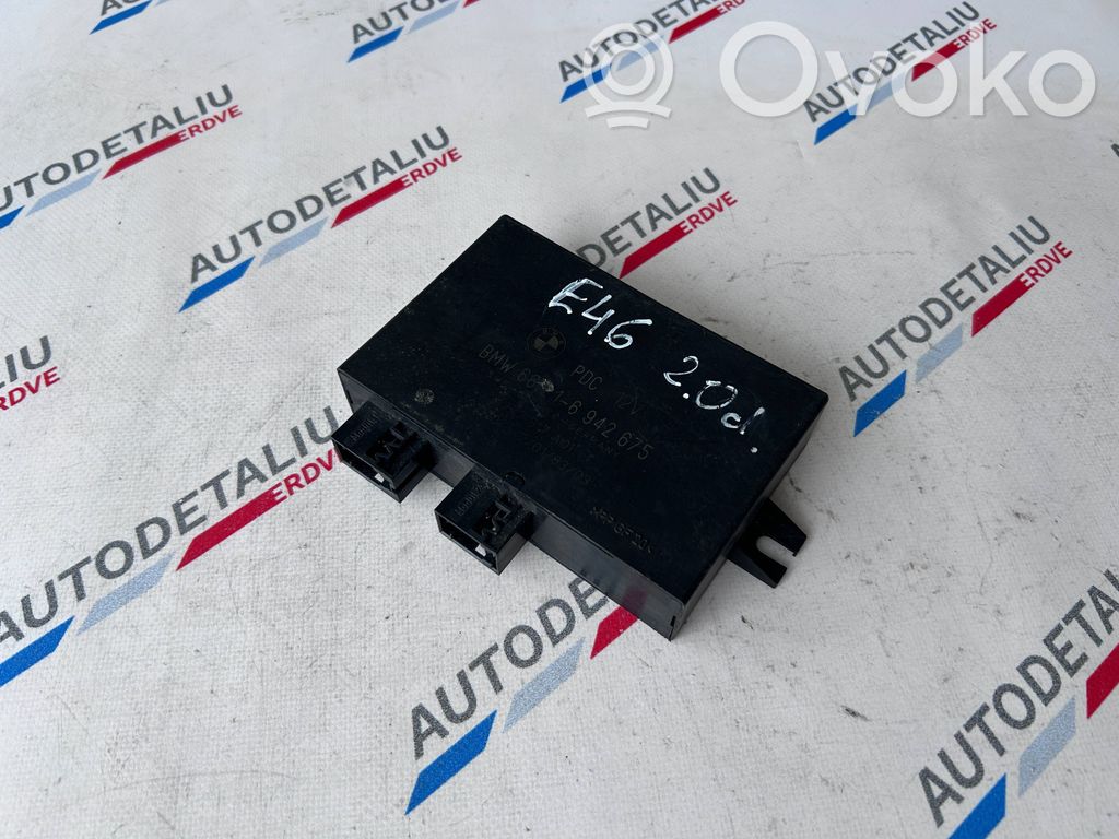 BMW 3 E46 Pysäköintitutkan (PCD) ohjainlaite/moduuli 