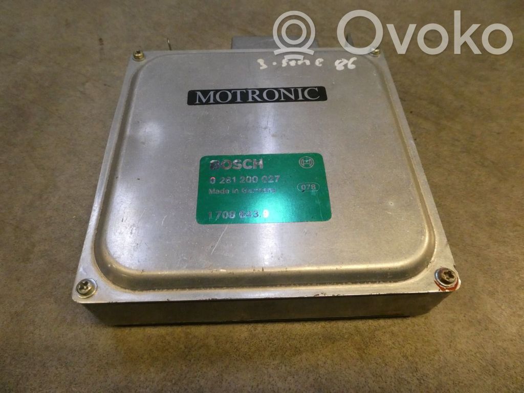 BMW 3 E30 Injection control unit/module 