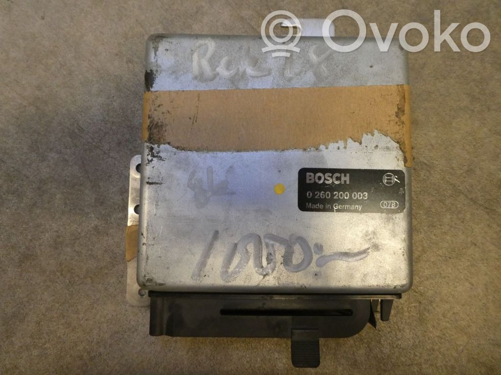 Injection control unit/module   0260200003