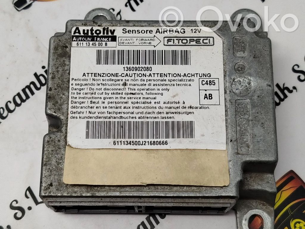 Fiat Qubo Airbag control unit/module 