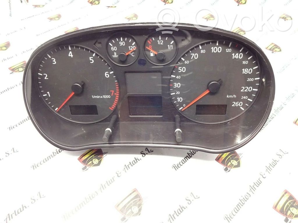 Audi A3 S3 8L Deska rozdzielcza 