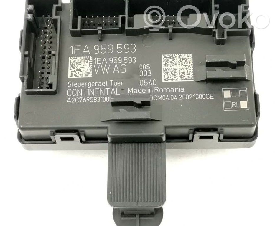 Unité de commande module de porte   1EA959593,1EA959593,LS9R,1EA959593A