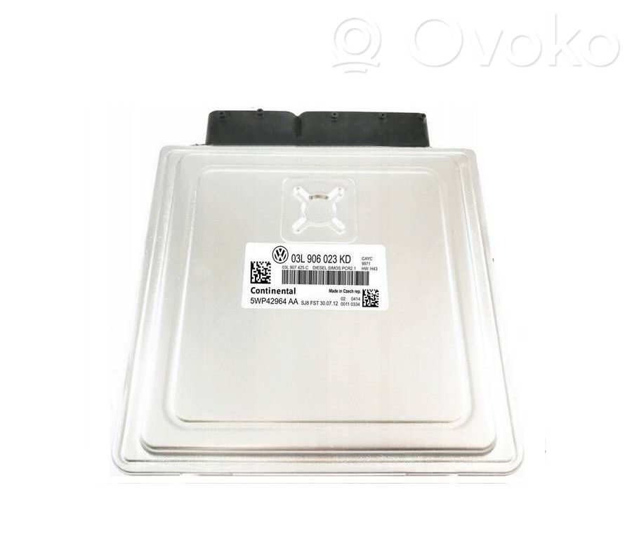Engine control unit/module ECU   03L906023KD,5WP42964AA