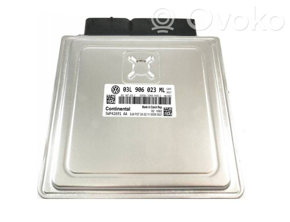 Engine control unit/module   03L906023ML,5WP42691AA