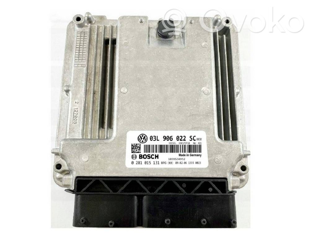Engine control unit/module ECU   03L906022SC,0281015131