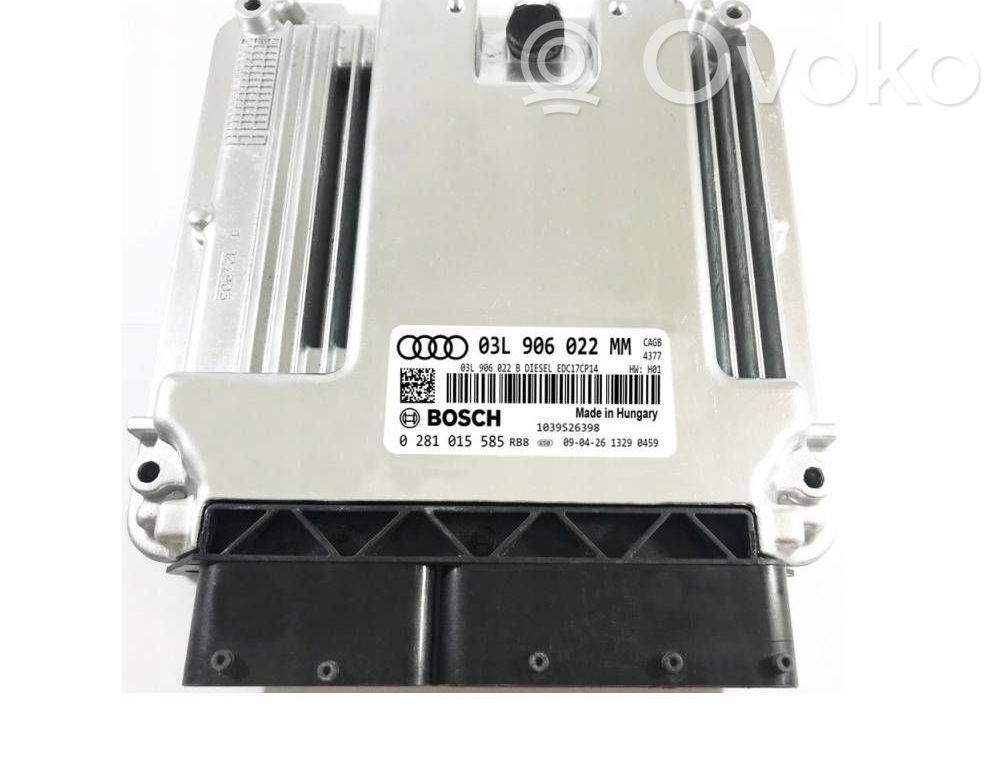 Engine control unit/module   03L906022MM,0281015585