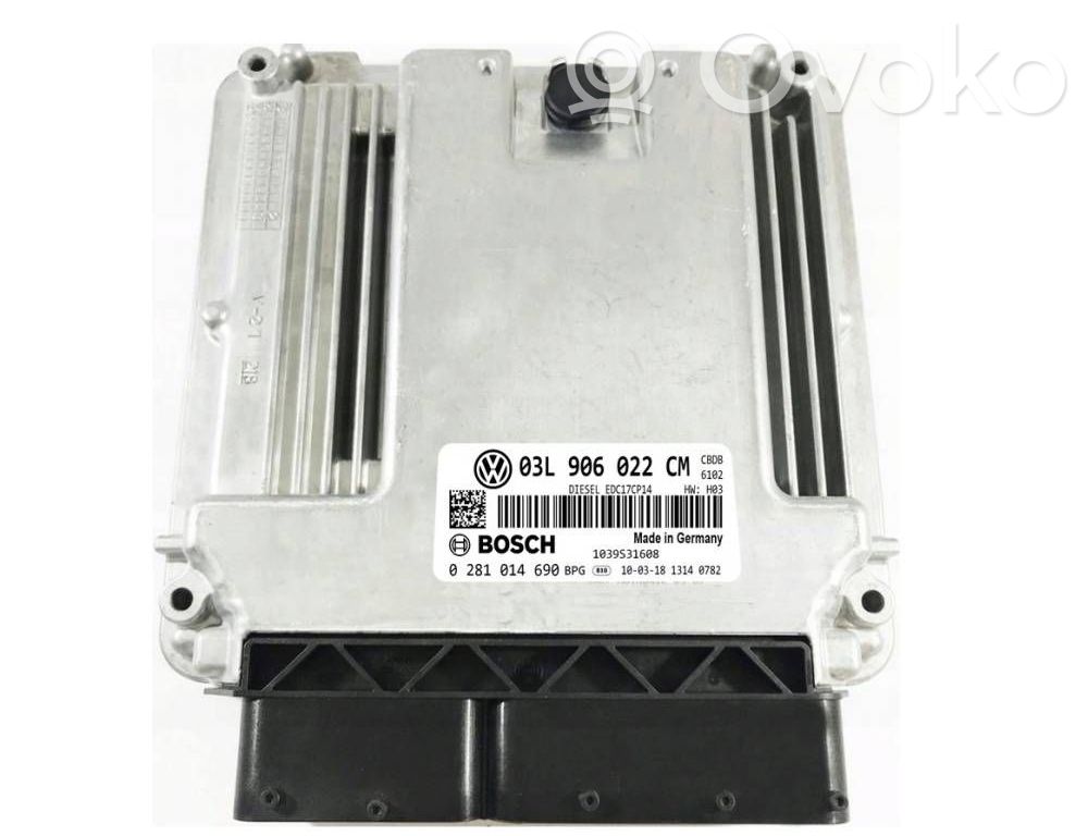 Volkswagen PASSAT B6 Centralina/modulo motore ECU 