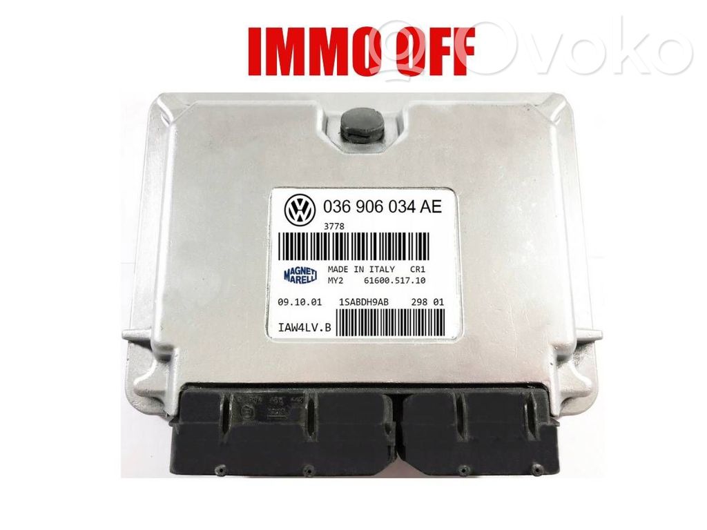 Skoda Fabia Mk1 (6Y) Engine control unit/module 
