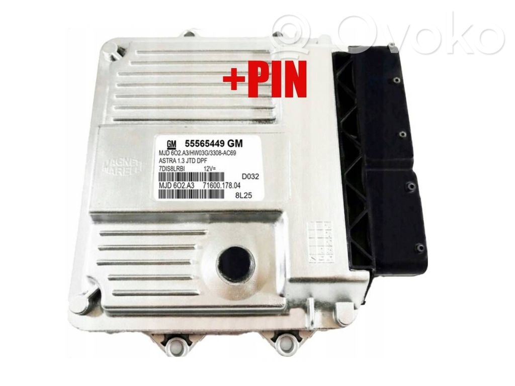 Engine control unit/module ECU   55565449,55565449GM,MJD602A3