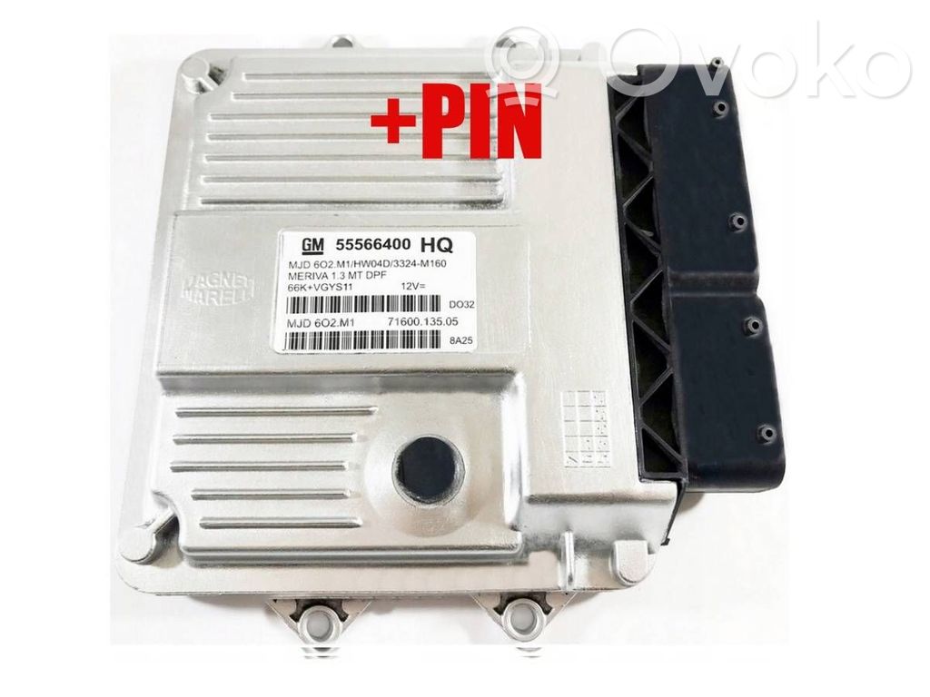 Opel Meriva A Engine control unit/module ECU 