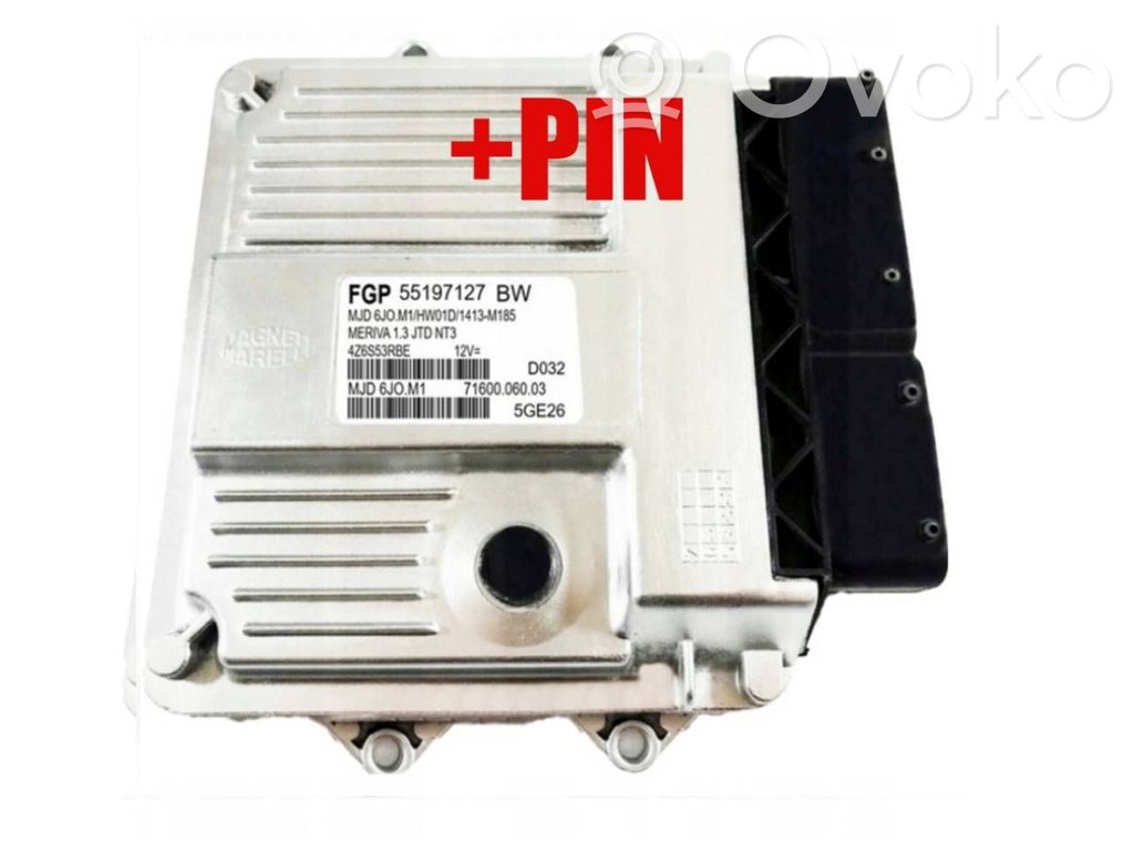 Opel Meriva A Sterownik / Moduł ECU 