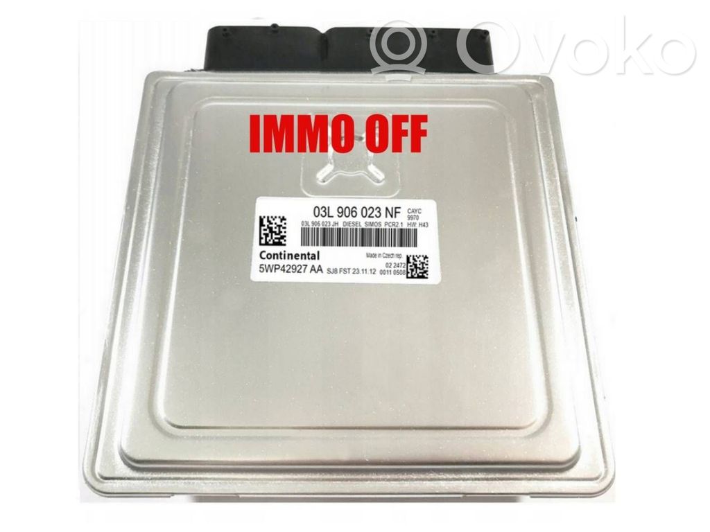 Engine control unit/module   03L906023NF,5WP42927AA
