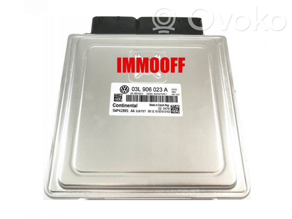 Unidad de control/módulo del motor   03L906023A,5WP42801