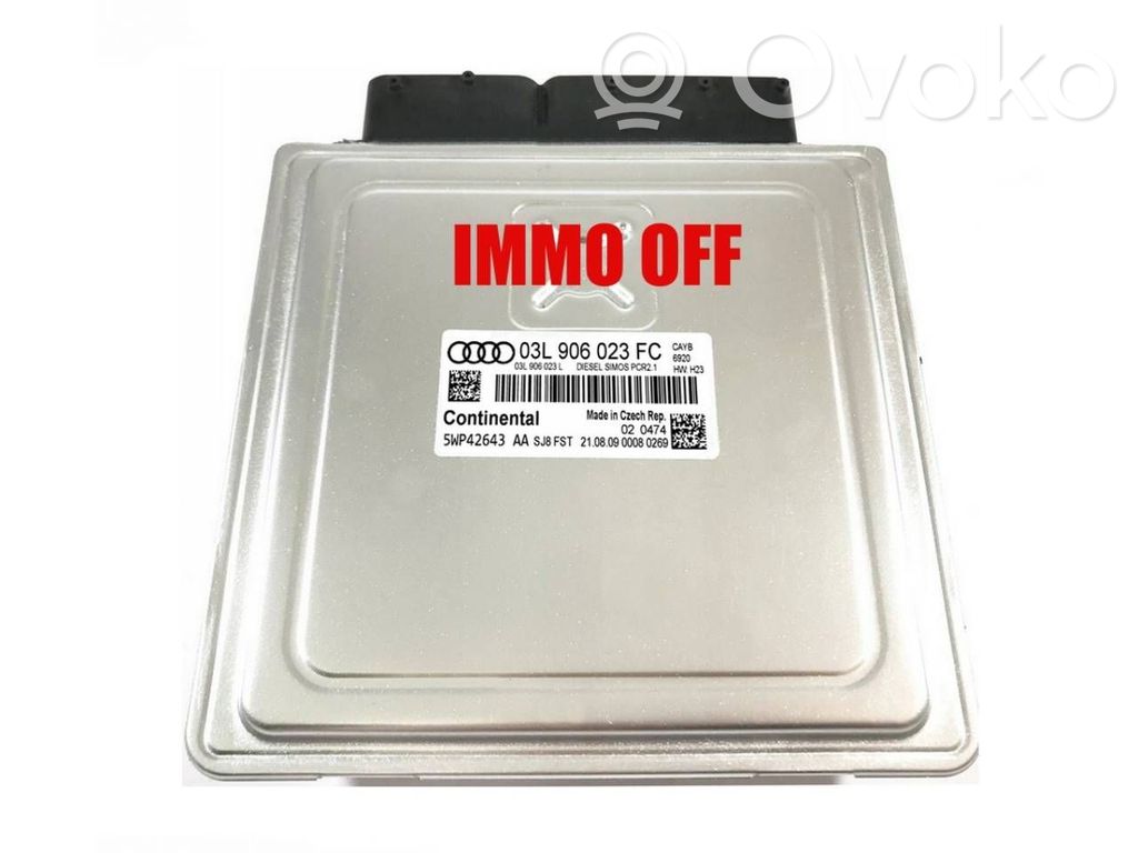 Audi A1 Unité de commande, module ECU de moteur 