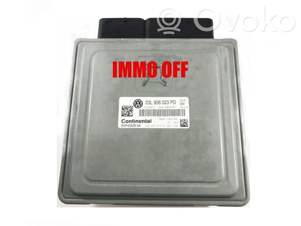 Engine control unit/module   03L906023PD,5WP42938AA