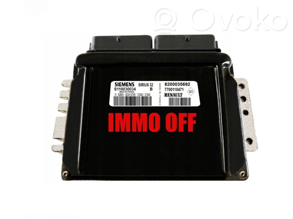 Renault Megane II Unitate/modul de control motor 