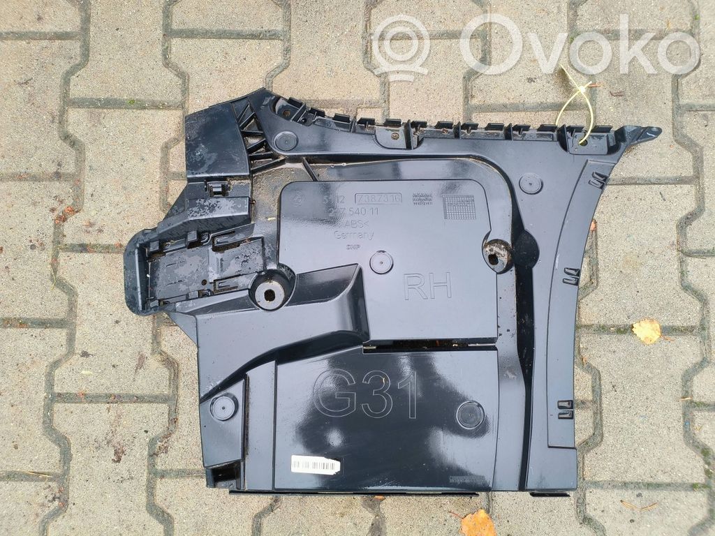 BMW 5 G30 G31 G38 Staffa di rinforzo montaggio del paraurti posteriore 